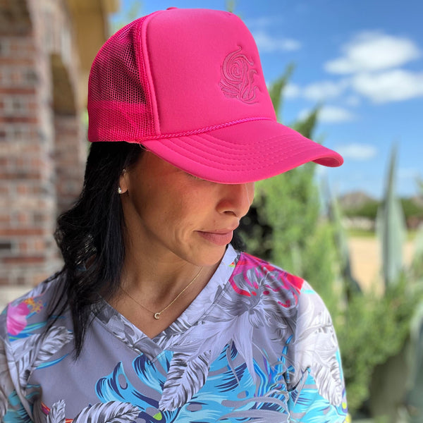 Hot Pink Trucker Hat – Wild Rose Apparel