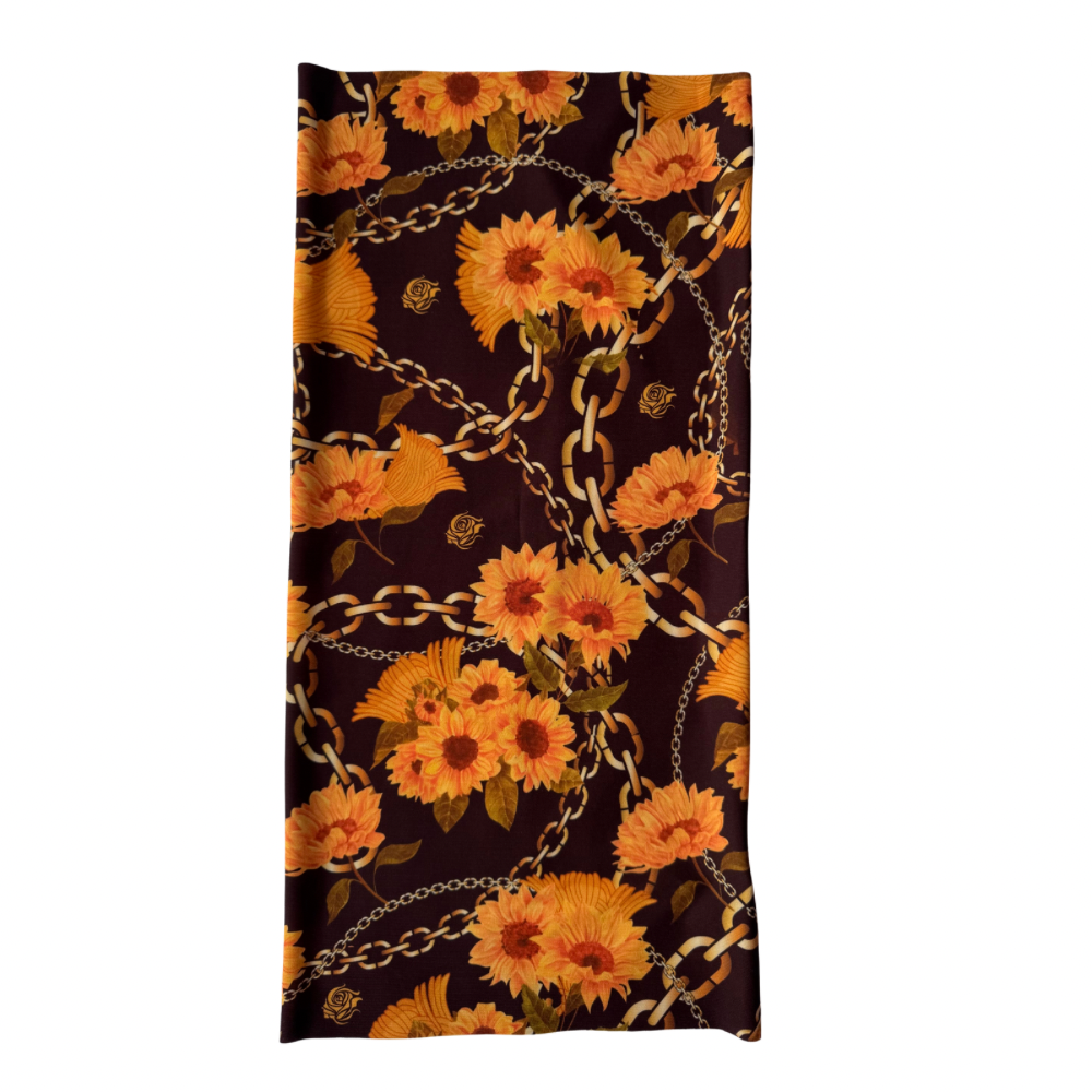 Golden Blooms Multifunctional UPF50+ Buff