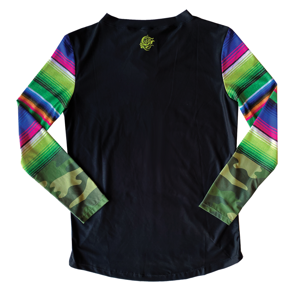 Serape Camo UPF50+ V-Neck