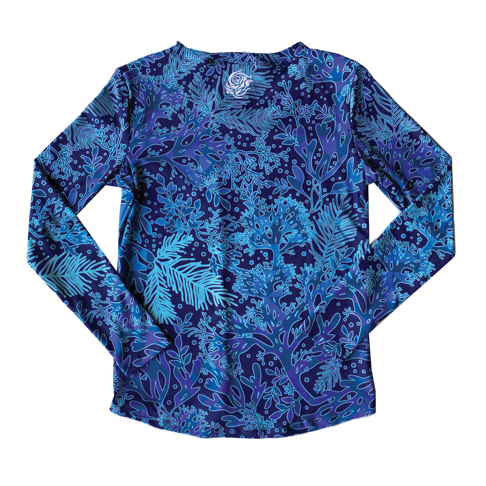 Blue Coral UPF50+ V-Neck