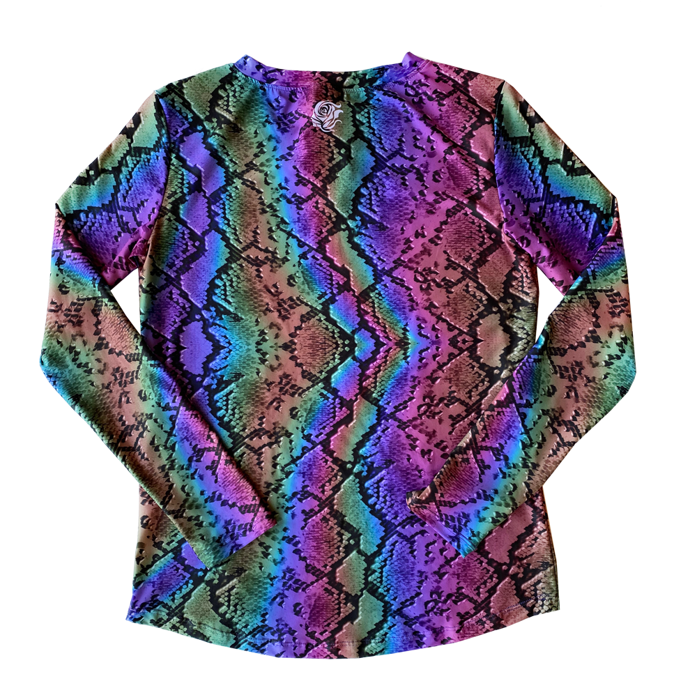 Snakeskin UPF50+ V-Neck