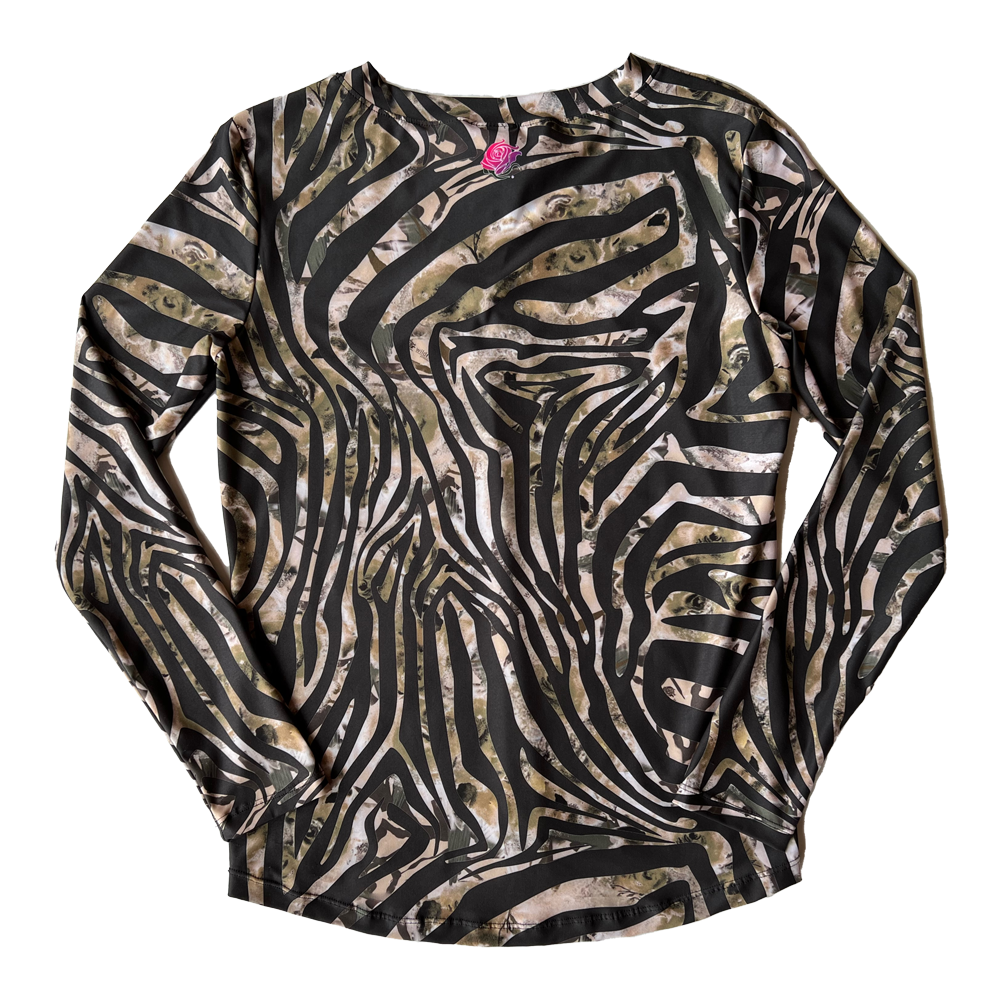 Safari Rose UPF50+ V-Neck