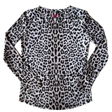 Snow Leopard UPF50+ V-Neck